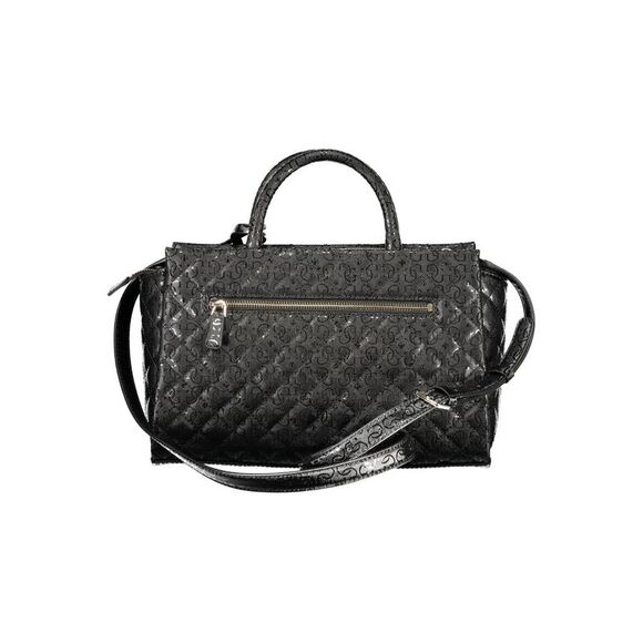 Guess Jeans Black Polyurethane Women's Women's Handbag